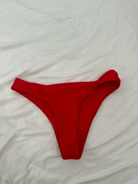 Red Triangle String Bikini Set - Picture 3 of 5